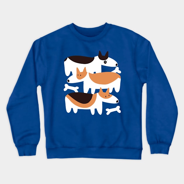 Corgi dog Crewneck Sweatshirt by Mimie20